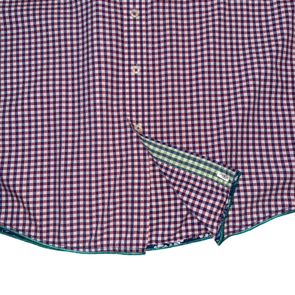 Tommy Bahama Gingham Button-Up Shirt Men’s Large Vintage-Inspired - Picture 14 of 16